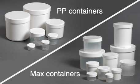 PP and Max cups