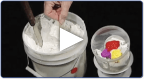 SpeedMixer® Mixing White & Red Paste